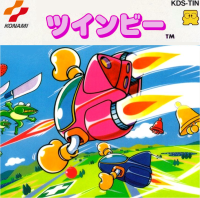 TwinBee Famicom Disk System  box art