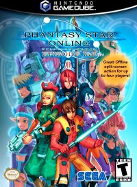 Phantasy Star Online Episode I & II Gamecube  box art