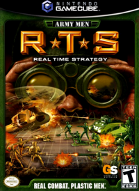 Army Men RTS Gamecube US box art