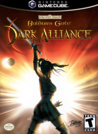 Baldur's Gate Dark Alliance PAL Gamecube PAL box art