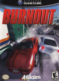 Burnout PAL Gamecube PAL box art