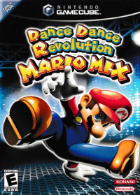 Dance Dance Revolution Mario Mix Gamecube  box art