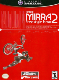 Dave Mirra Freestyle BMX 2 PAL Gamecube PAL box art