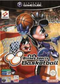 Disney Sports Basketball Gamecube US box art