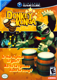 Donkey Konga (Game only) Gamecube US box art