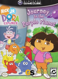 Dora the Explorer Journey to the Purple Planet Gamecube US box art