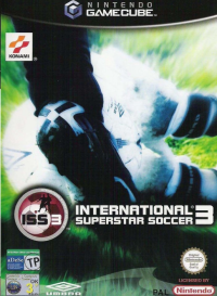 International Superstar Soccer 3 PAL Gamecube box art