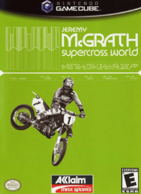 Jeremy McGrath Supercross World Gamecube  box art