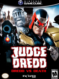 Judge Dredd Dredd vs Death Gamecube US box art