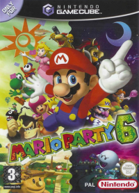 Mario Party 6 PAL Gamecube PAL box art