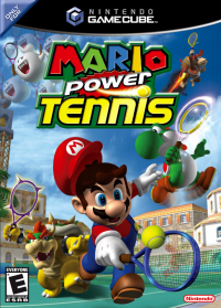 Mario Power Tennis Gamecube  box art