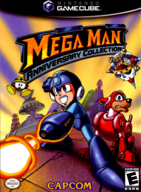 Mega Man Anniversary Collection Gamecube  box art