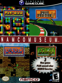 Namco Museum Gamecube US box art