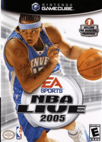 NBA Live 2005 Gamecube US box art