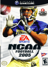 NCAA Football 2005 Gamecube box art