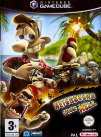 Neighbours from Hell PAL Gamecube PAL box art