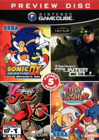 Nintendo Gamecube Preview Disc Gamecube US box art