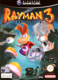 Rayman 3 Hoodlum Havoc Gamecube  box art