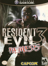 Resident Evil 3 Nemesis Gamecube US box art