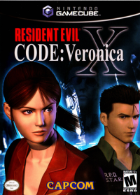 Resident Evil Code Veronica X Gamecube US box art