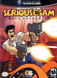 Serious Sam Next Encounter Gamecube US box art