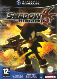 Shadow the Hedgehog Gamecube US box art