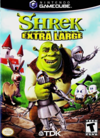 Shrek Extra Large PAL Gamecube  box art