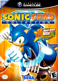 Sonic Gems Collection Gamecube  box art