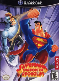 Superman Shadow of Apokolips PAL Gamecube PAL box art