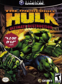 The Incredible Hulk Ultimate Destruction Gamecube  box art