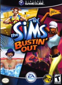 The Sims Bustin Out Gamecube US box art