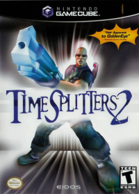Time Splitters 2 PAL Gamecube PAL box art