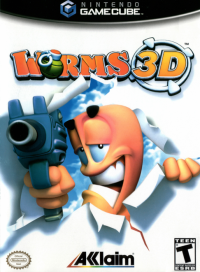 Worms 3D Gamecube box art