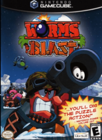 Worms Blast Gamecube US box art