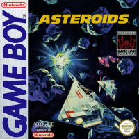 Asteroids PAL GameBoy PAL box art
