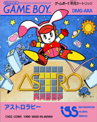 Astro Rabby JP GameBoy JP box art