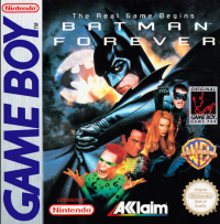 Batman Forever GameBoy US box art