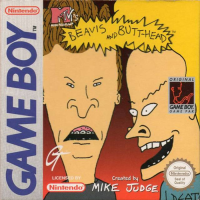Beavis and Butt-head PAL GameBoy box art