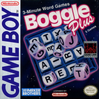 Boggle Plus GameBoy US box art