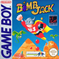 Bomb Jack PAL GameBoy PAL box art
