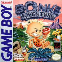 Bonk's Adventure GameBoy US box art