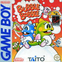 Bubble Bobble PAL GameBoy PAL box art