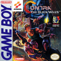 Contra the Alien Wars GameBoy US box art
