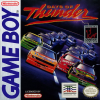 Days of Thunder PAL GameBoy PAL box art