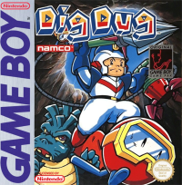 Dig Dug GameBoy US box art