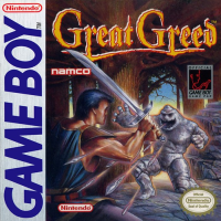 Great Greed GameBoy US box art