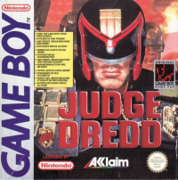 Judge Dredd PAL GameBoy box art