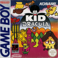 Kid Dracula GameBoy  box art