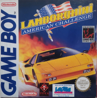 Lamborghini American Challenge PAL GameBoy PAL box art