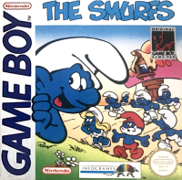 Les Schtroumpfs PAL GameBoy PAL box art